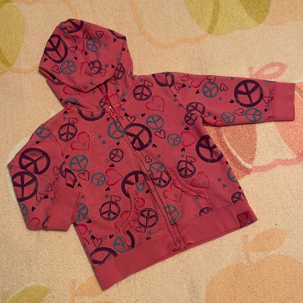 Pink hoodie for toddler